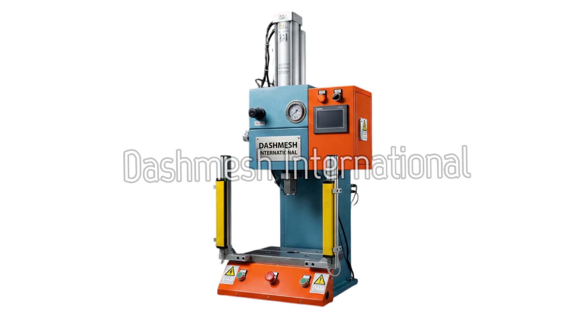 Dashmesh International automatic hydro press custom-built for LUMAX Industries automotive component assembly